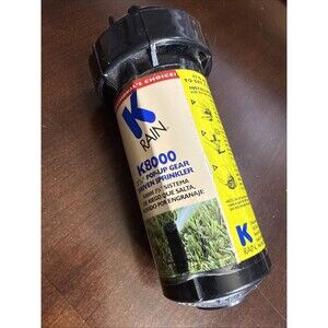 K RAIN K8000 3 3/4" Pop Up Gear Driven Sprinkler New